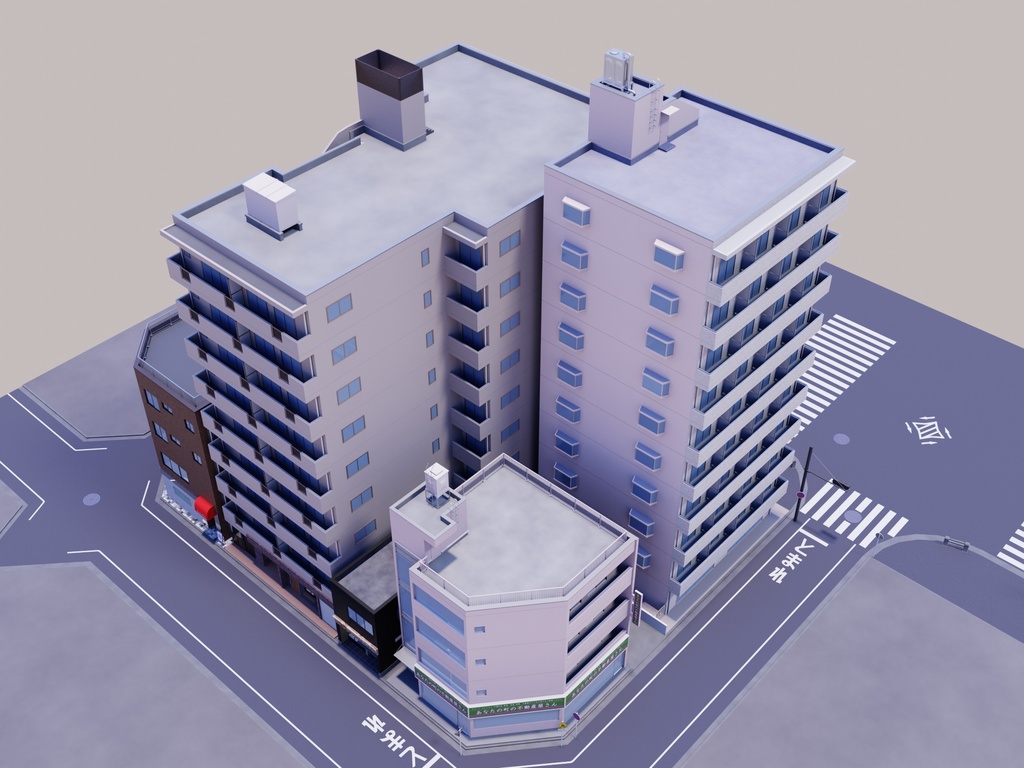 ビル03,04,05,06,07,08セット