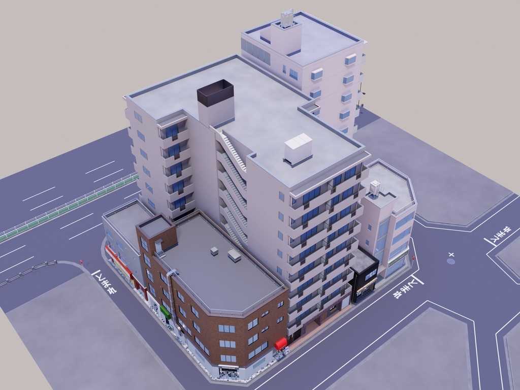 ビル03,04,05,06,07,08セット