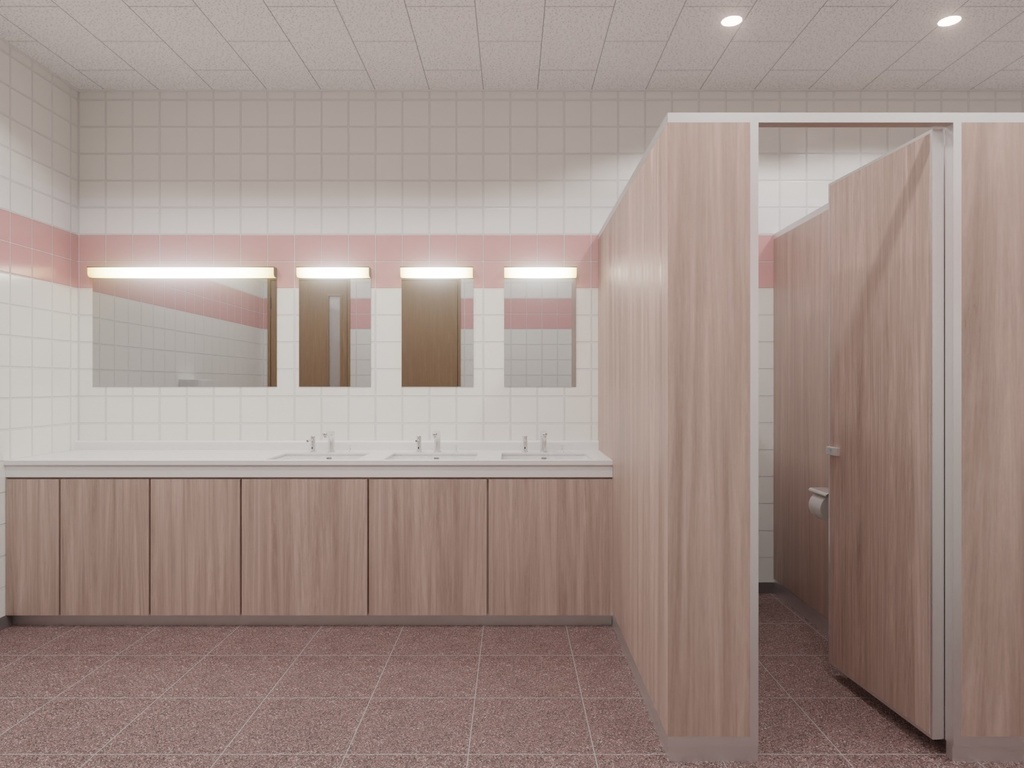 ファミリーレストラン(外観、内観)