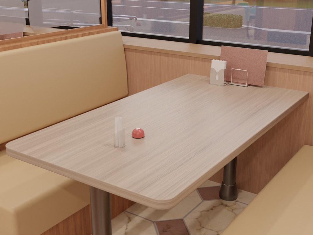 ファミリーレストラン(外観、内観)