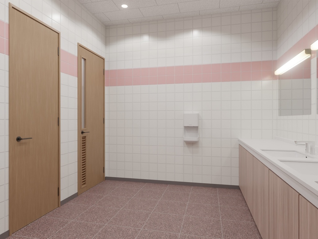 ファミリーレストラン(外観、内観)