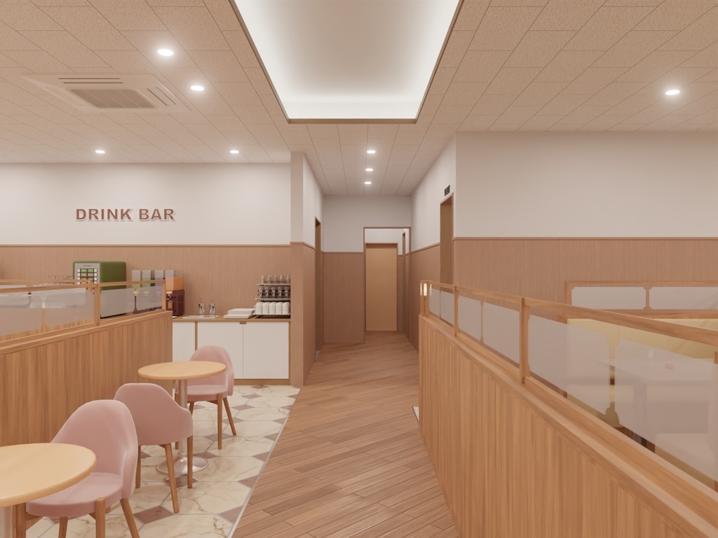 ファミリーレストラン(外観、内観)