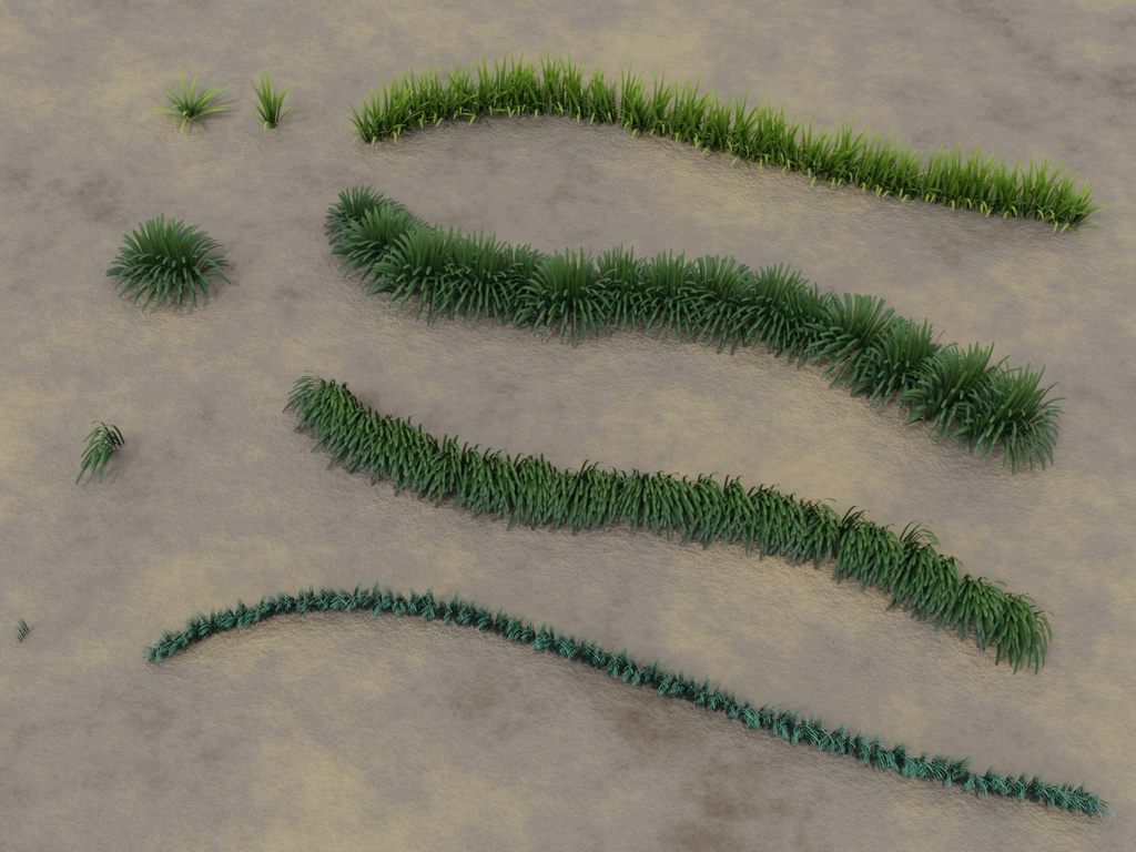草(Geometry Nodes)