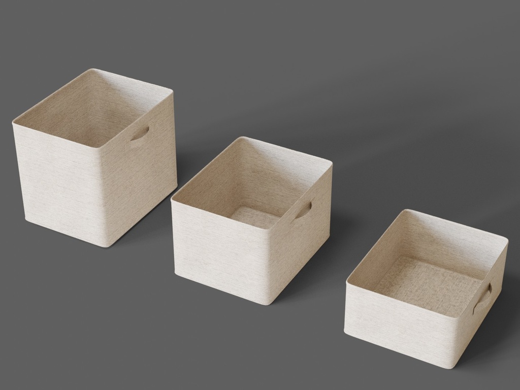 収納棚01_布製ボックス セット