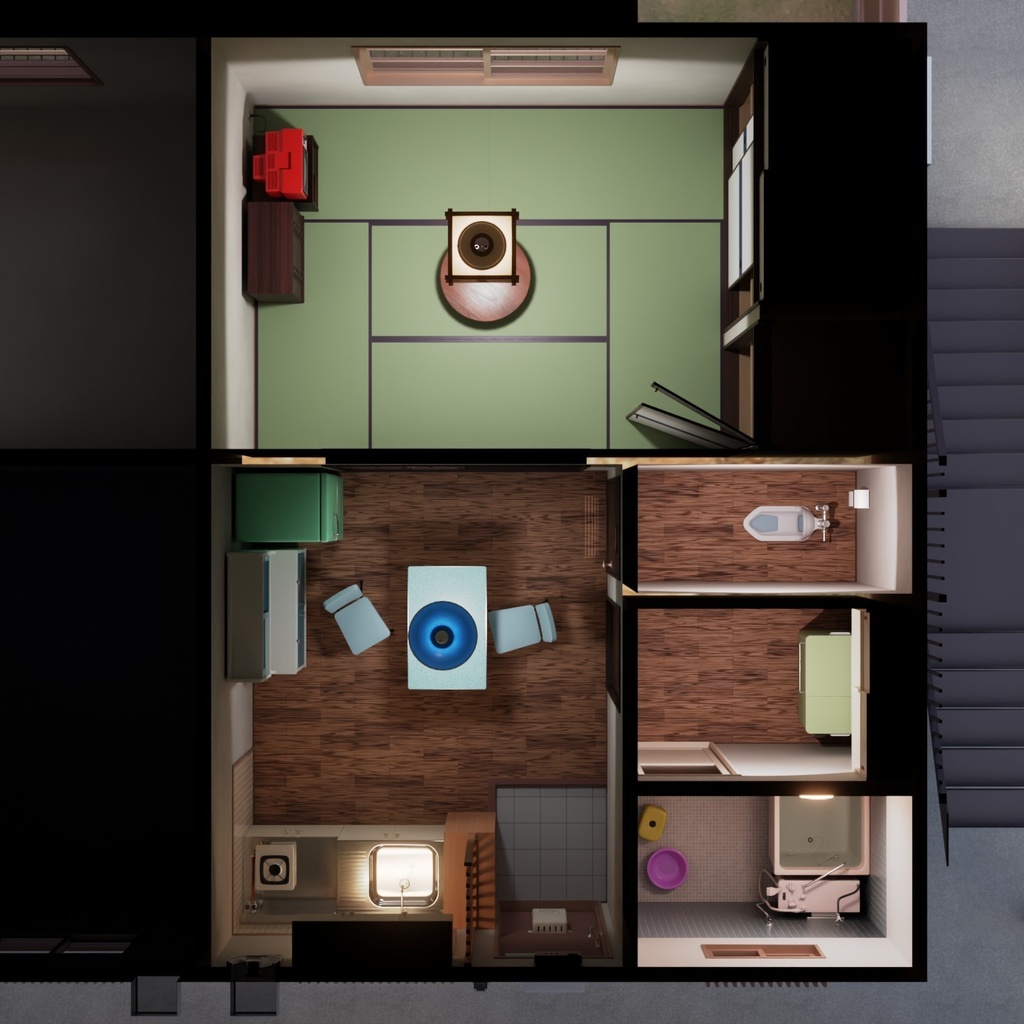 アパート外観_内観