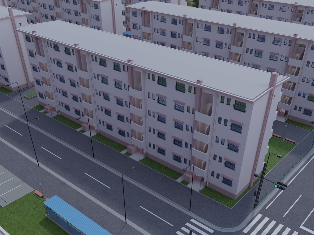 団地_(板状住棟)