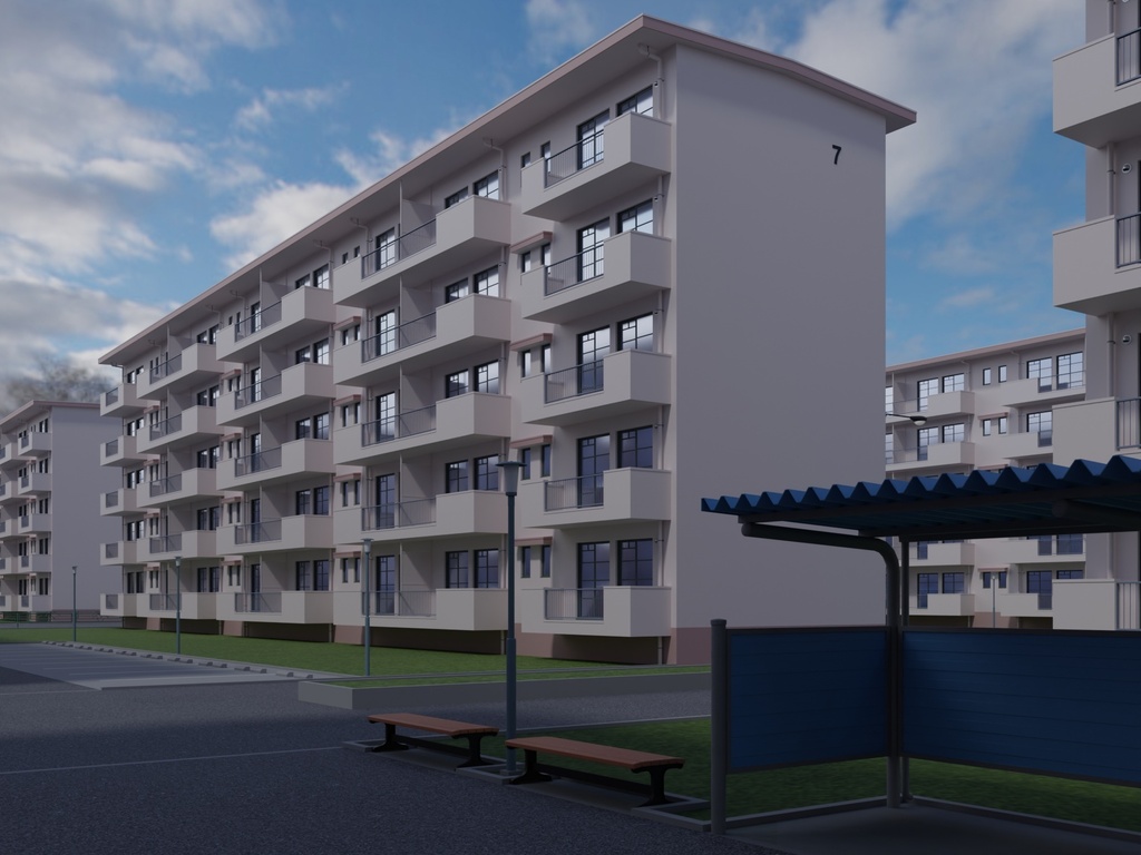 団地_(板状住棟)