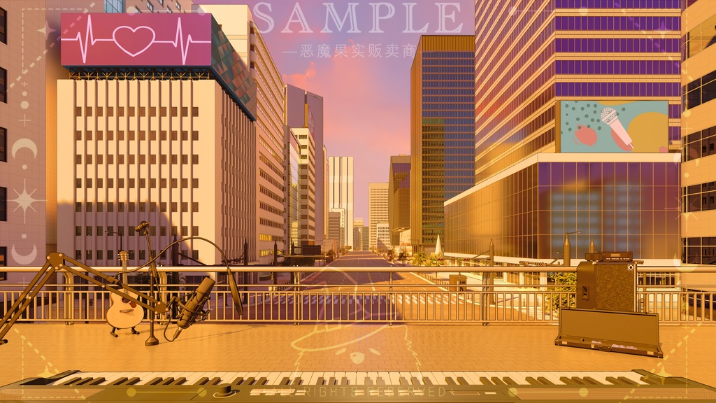 【Vtuber/動く配信背景】橋での公演