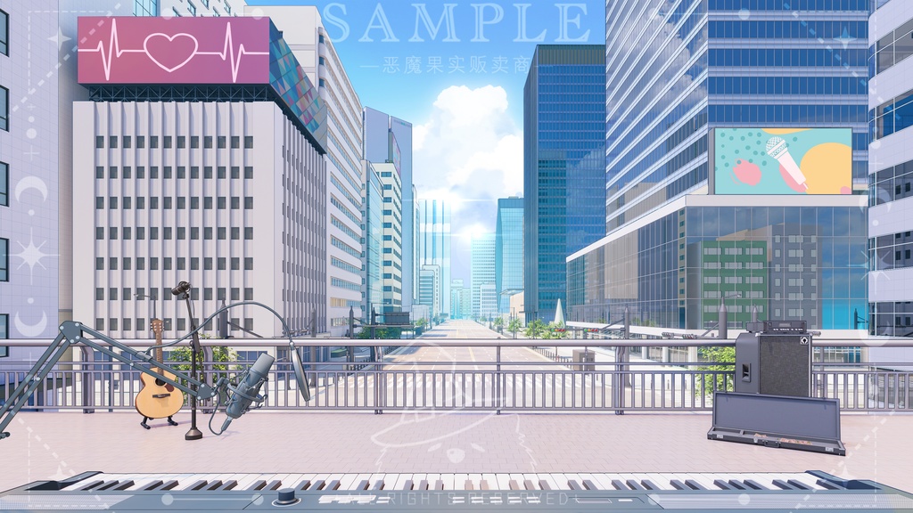 【Vtuber/動く配信背景】橋での公演