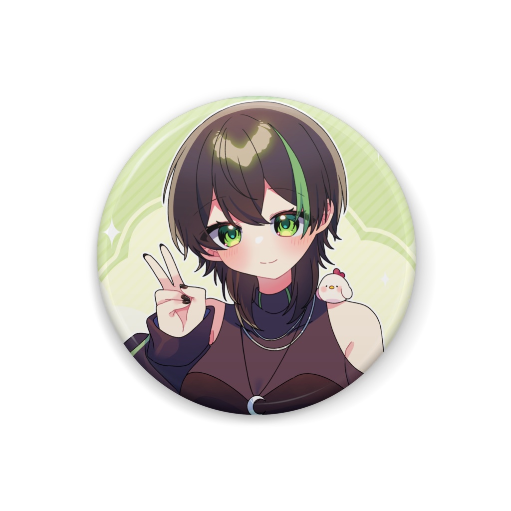 結月ねむた　缶バッジ