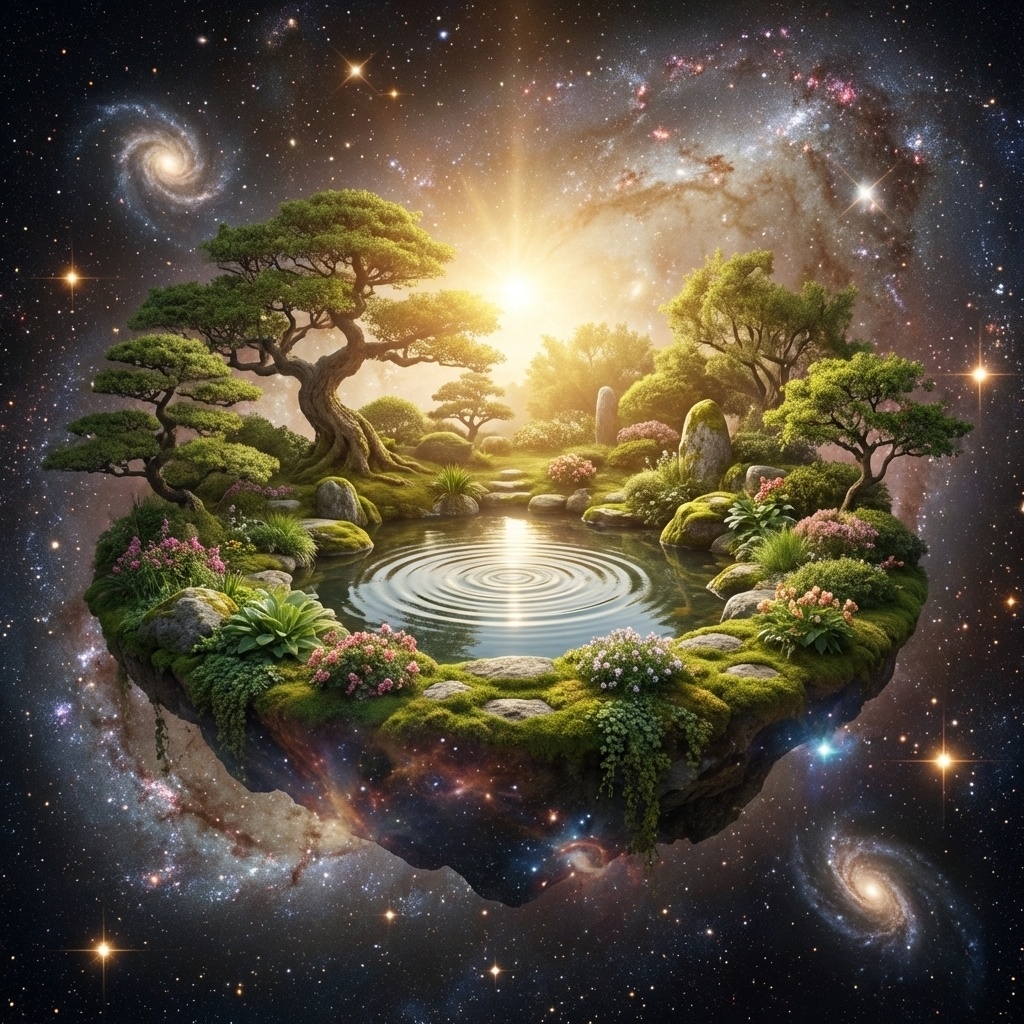 【立体音響・癒やし】箱庭の創世記|魂を浄化するソルフェジオ周波数と、終わりと始まりを巡る12の軌跡【勉強・睡眠・リラックス】