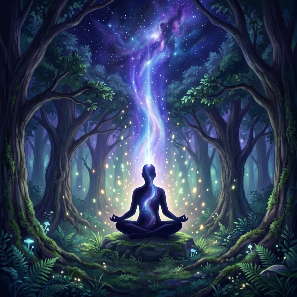【852Hz】直感力を覚醒させる奇跡の周波数 | 眠れる森の物語 "The Indigo Forest（インディゴの森）" - 迷いを消すヒーリング音楽