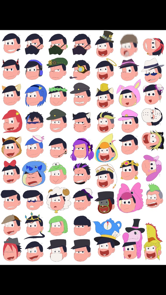 派生六つ子ちゃんしーる