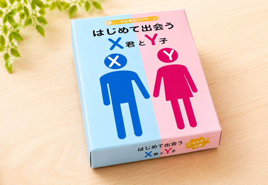 新しい遊びを発明するカードゲーム「はじめて出会うX君とY子 」