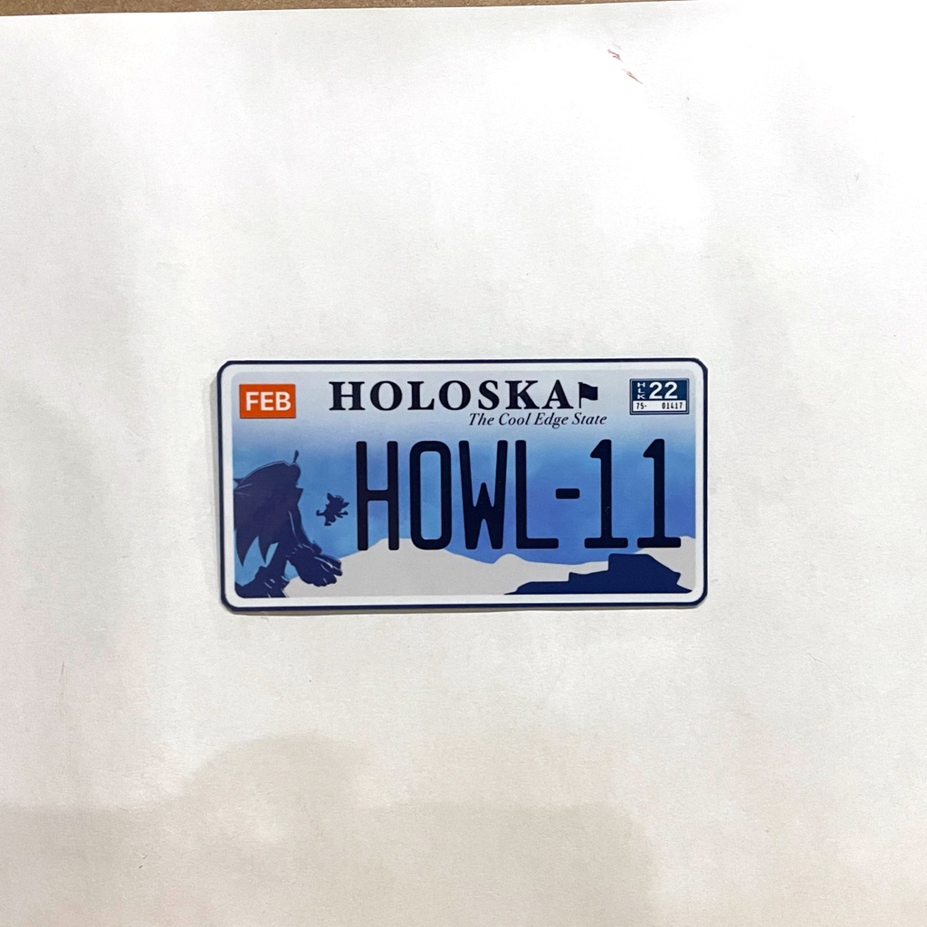 (SWA)ナンバープレート風 マグネット(ホロスカ)