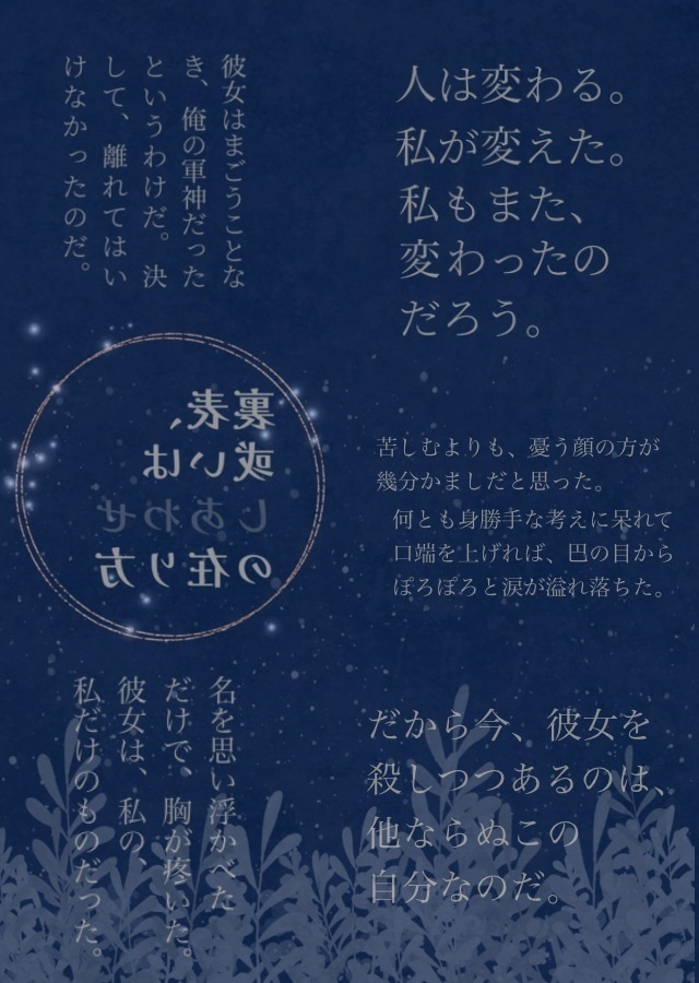 三国恋戦記魁オールキャラ短編集『裏表、或いはしあわせの在り方』