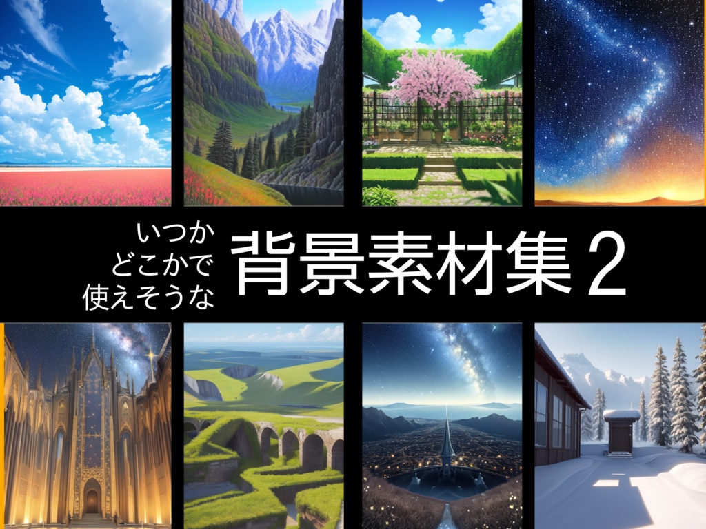 【無料】いつかどこかで使えそうな背景素材集2