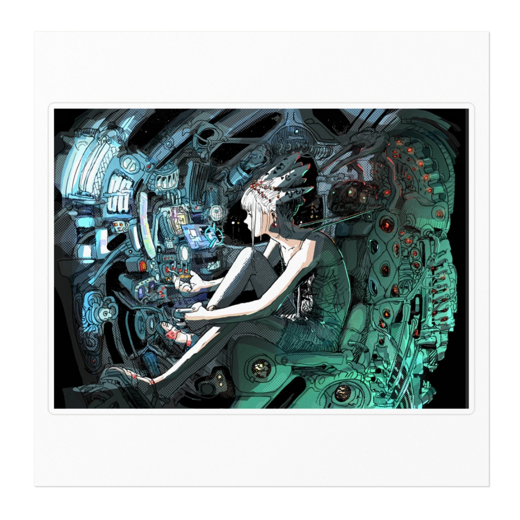 nekobako コクピットステッカー