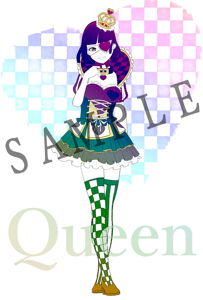 ハートの女王のトートバッグ