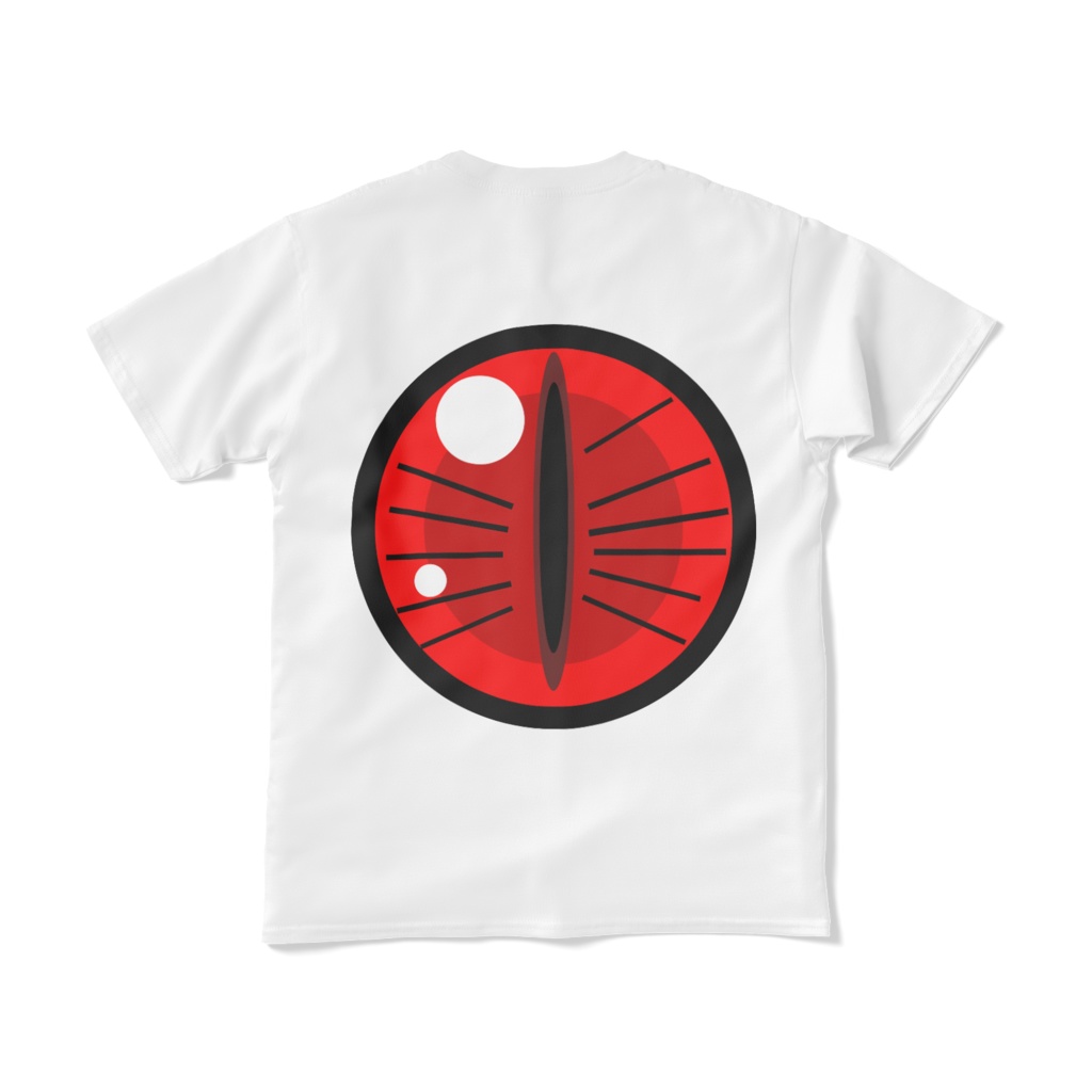 めだまビーストTシャツ(レッド)
