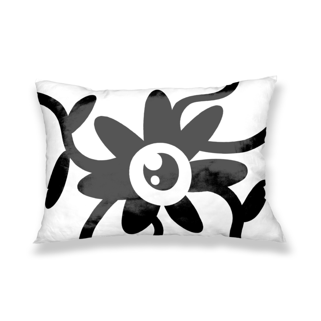 めだまフラワー(蔦ver)枕カバー