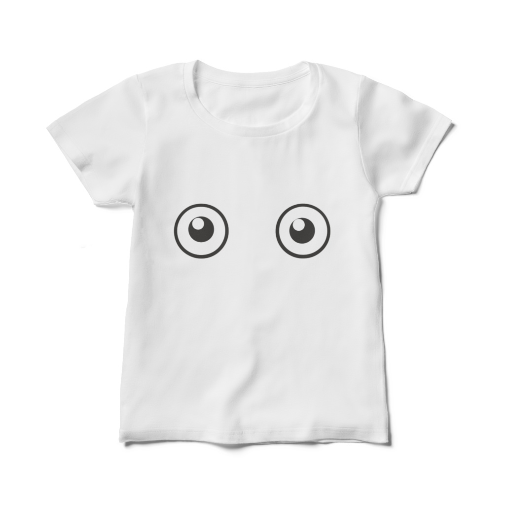 ふたつめだまレディースTシャツ