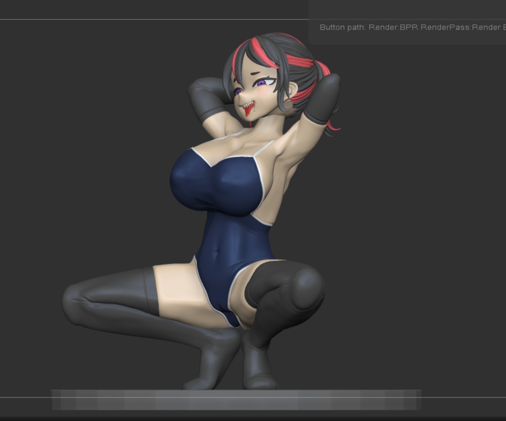 蟻塚フォミカ🐜❣️ えっちなメスガキ蹲踞(メスガキ未巡回)