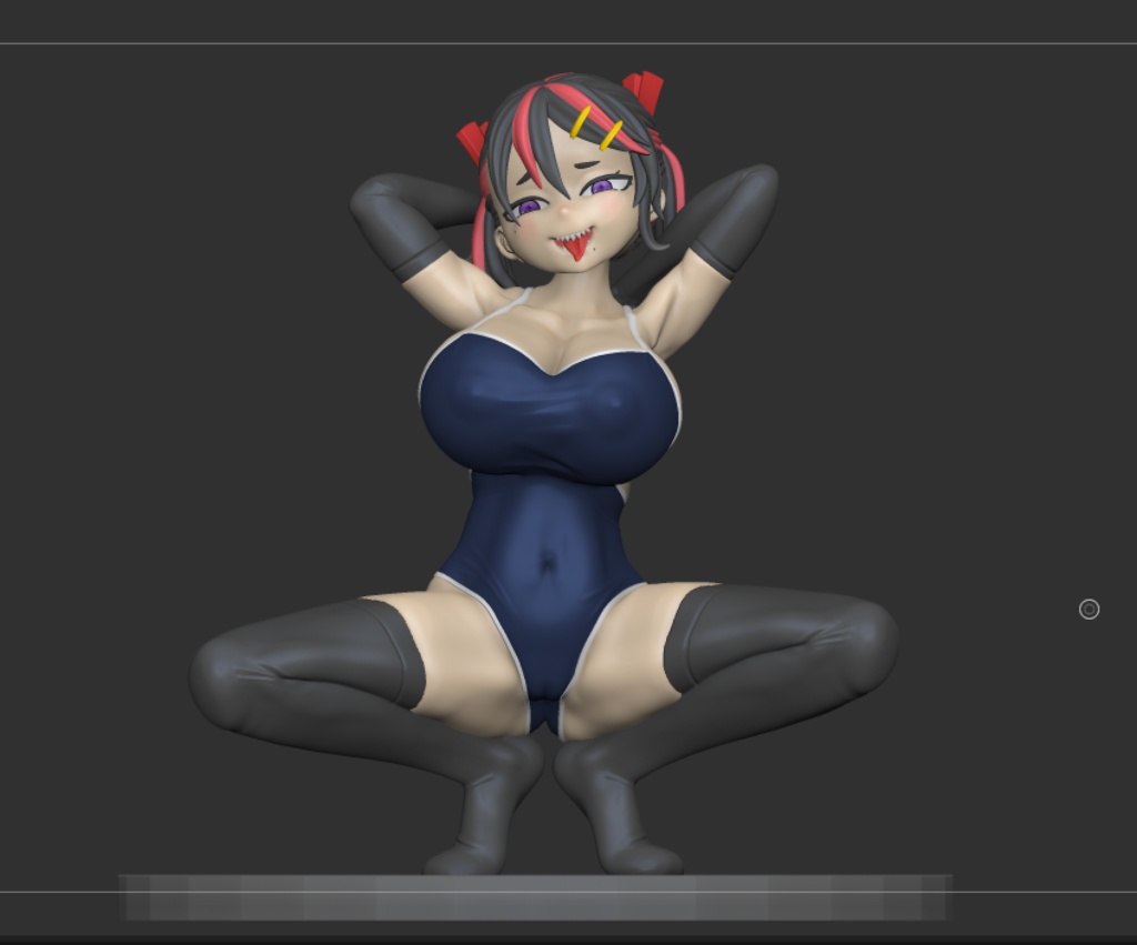 蟻塚フォミカ🐜❣️ えっちなメスガキ蹲踞(メスガキ未巡回)