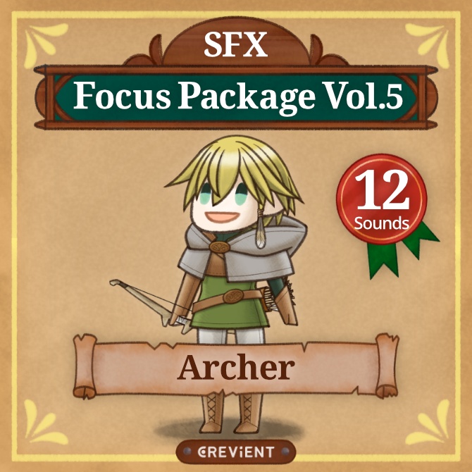 【無料!2/27まで】効果音ミニパック Vol.5:弓使い