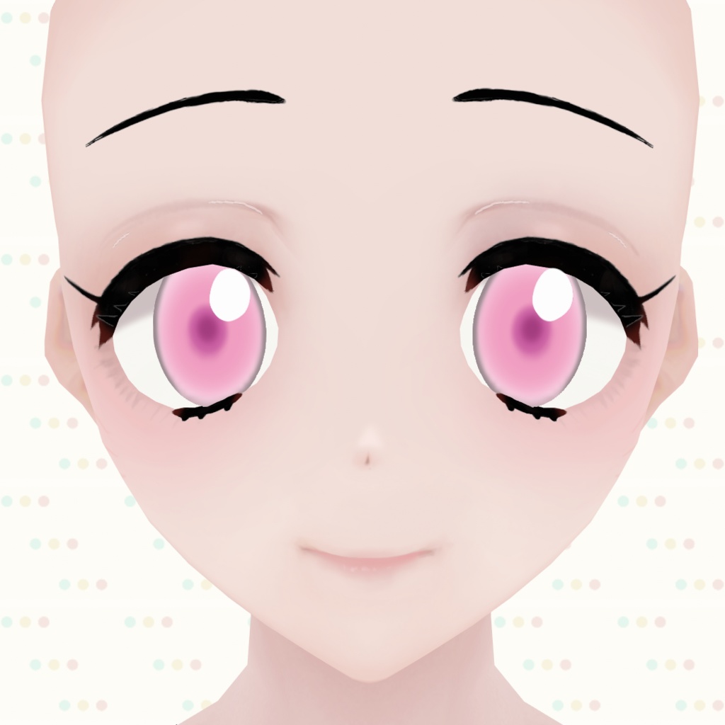 【Vroid用】瞳テクスチャーセット 禰豆子 (ねずこ) Nezuko eye texture set