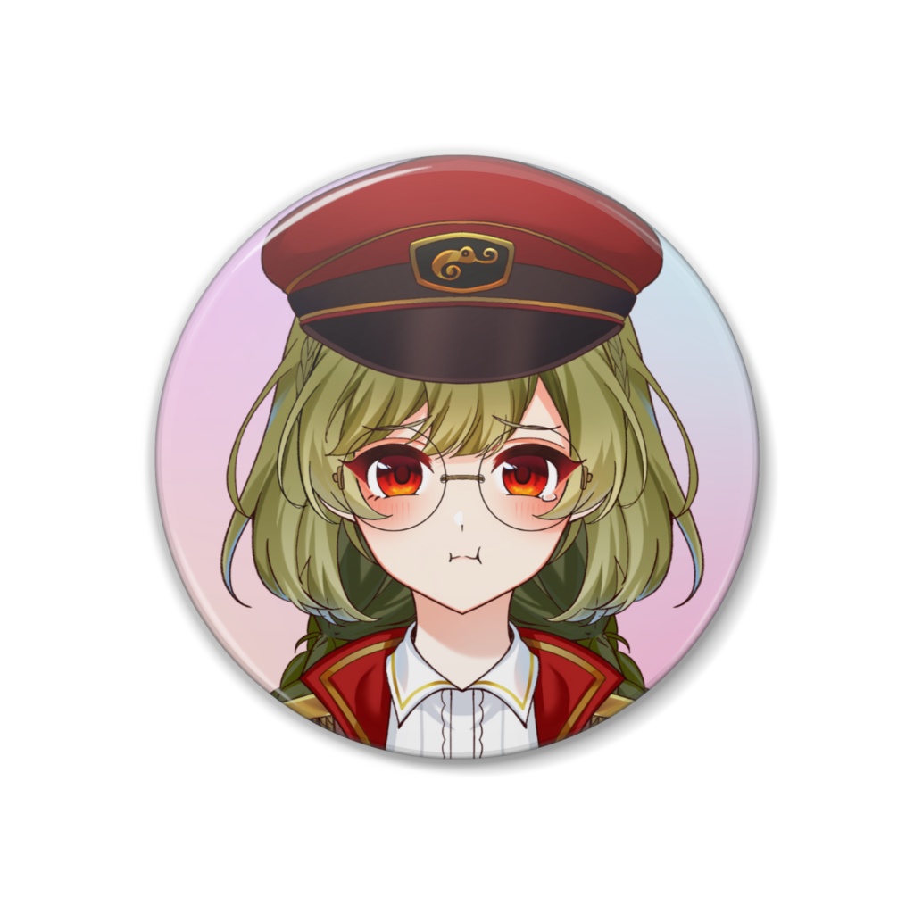 【立ち絵公開記念】詩芽れをん 缶バッチ