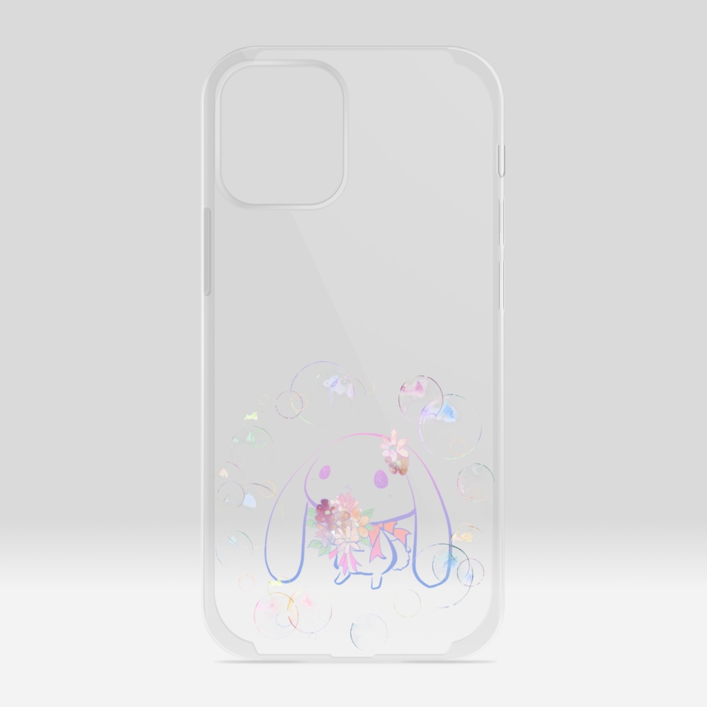 さくらいろのうさぎ　PASTEL　クリアiPhoneケース - iPhone12 mini