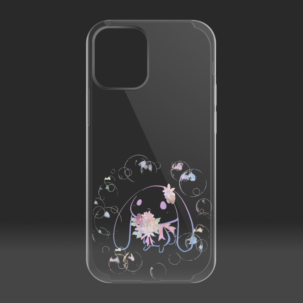 さくらいろのうさぎ PASTEL クリアiPhoneケース - iPhone12 mini
