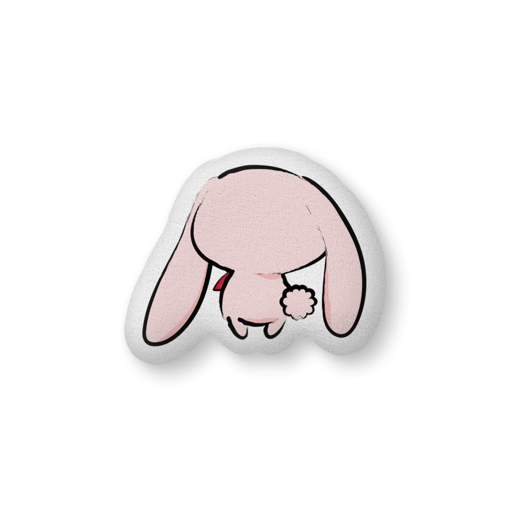 ふかふかクッション 中 さくらいろのうさぎ