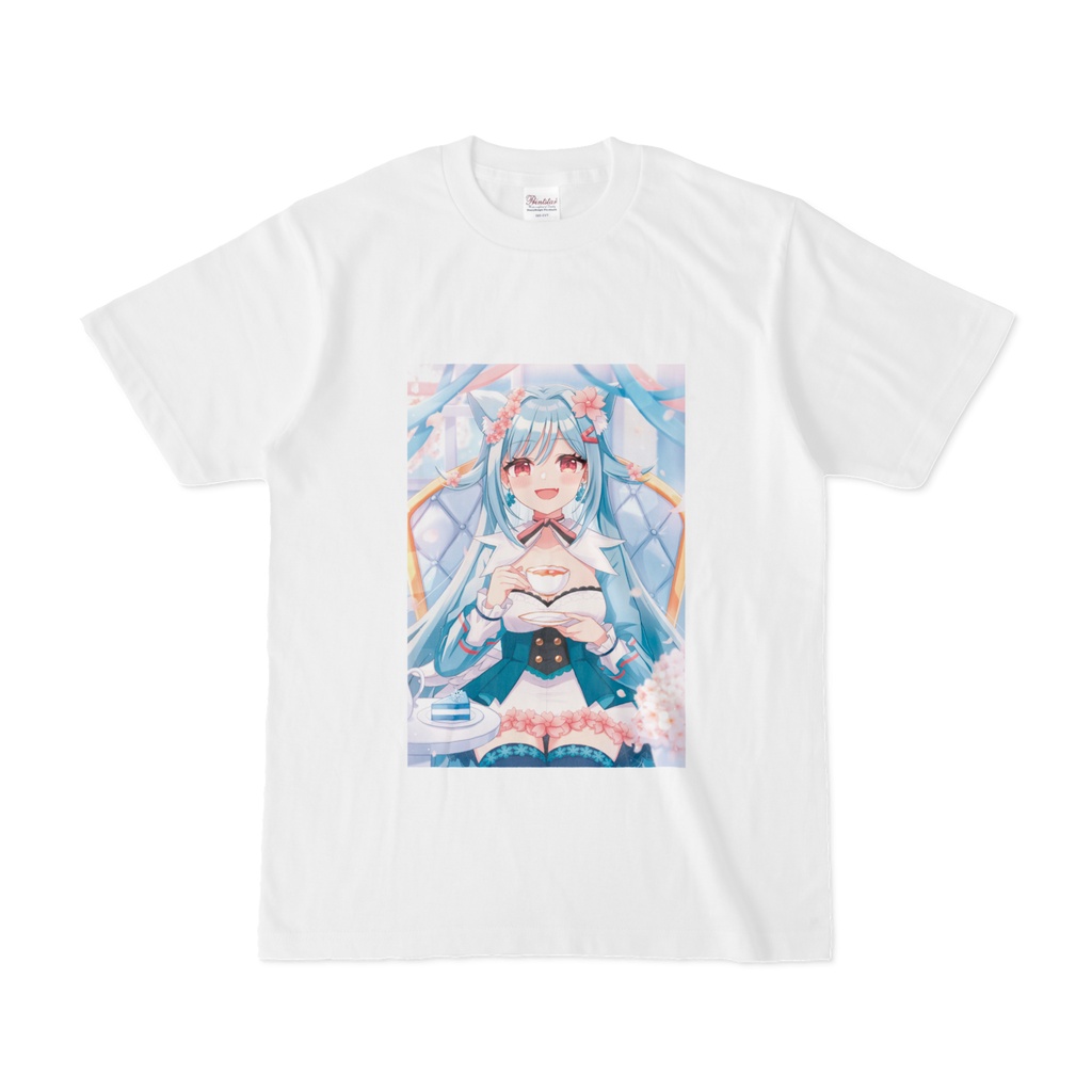 【１万人記念】リリカ・ルシャトリエ_Tシャツ_白