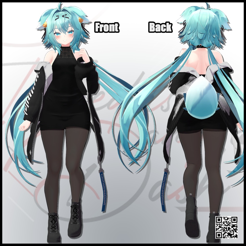 Rindo_Parka_Dress ・ 竜胆用パーカードレス