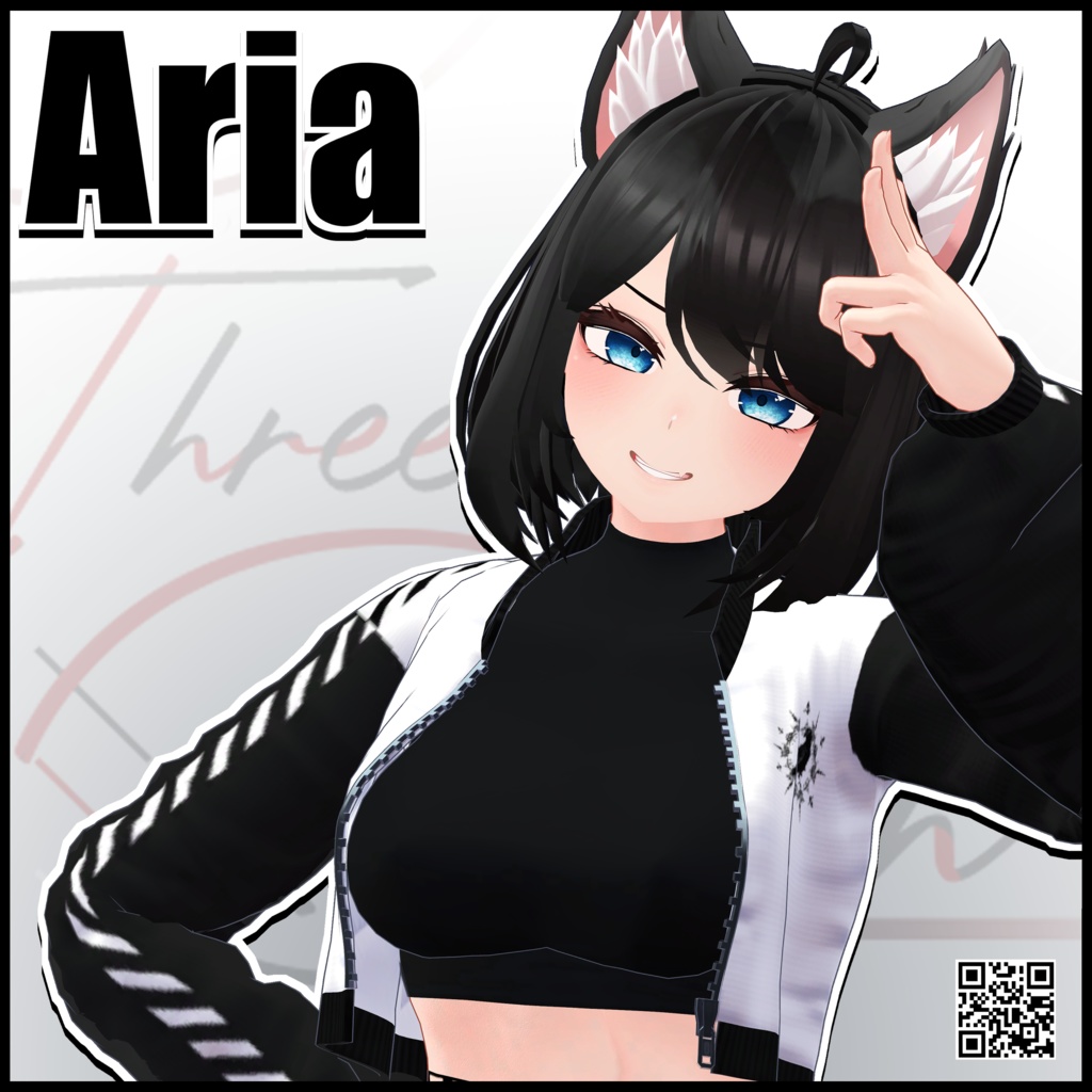 オリジナル3Dモデル「Aria」ver_1.06