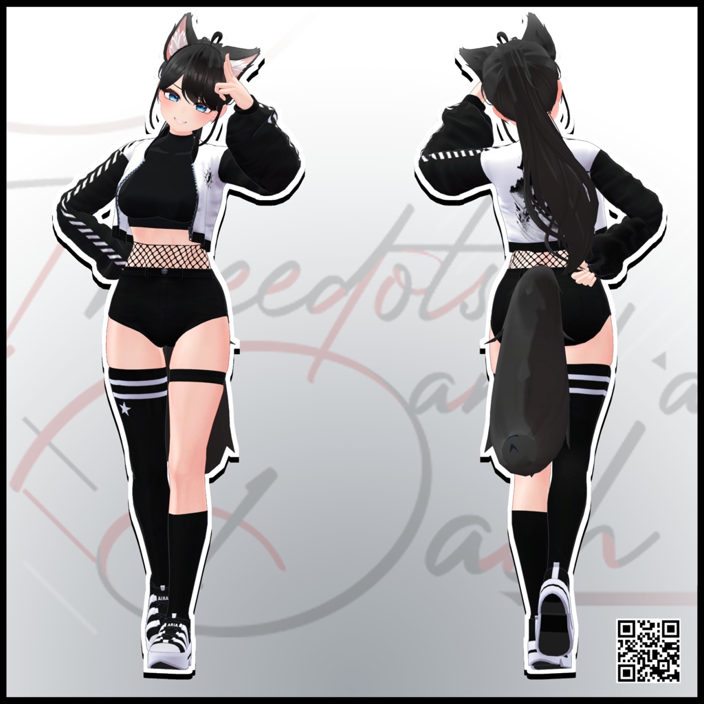 オリジナル3Dモデル「Aria」ver_1.06