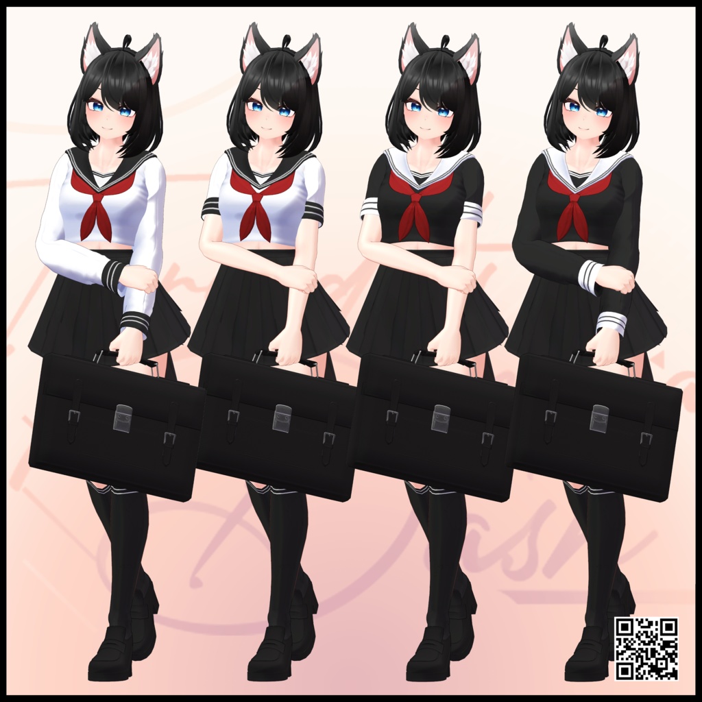 Maya&Aria_Sera_fuku・舞夜&Aria_セーラー服