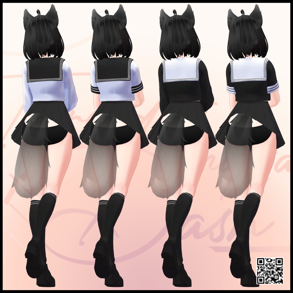 Maya&Aria_Sera_fuku・舞夜&Aria_セーラー服