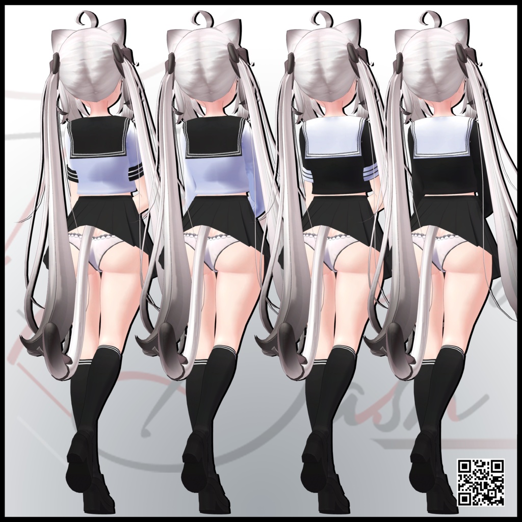 Maya&Aria_Sera_fuku・舞夜&Aria_セーラー服