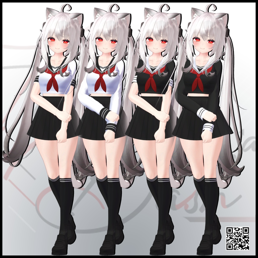 Maya&Aria_Sera_fuku・舞夜&Aria_セーラー服