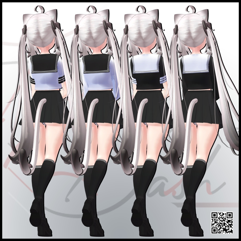 Maya&Aria_Sera_fuku・舞夜&Aria_セーラー服