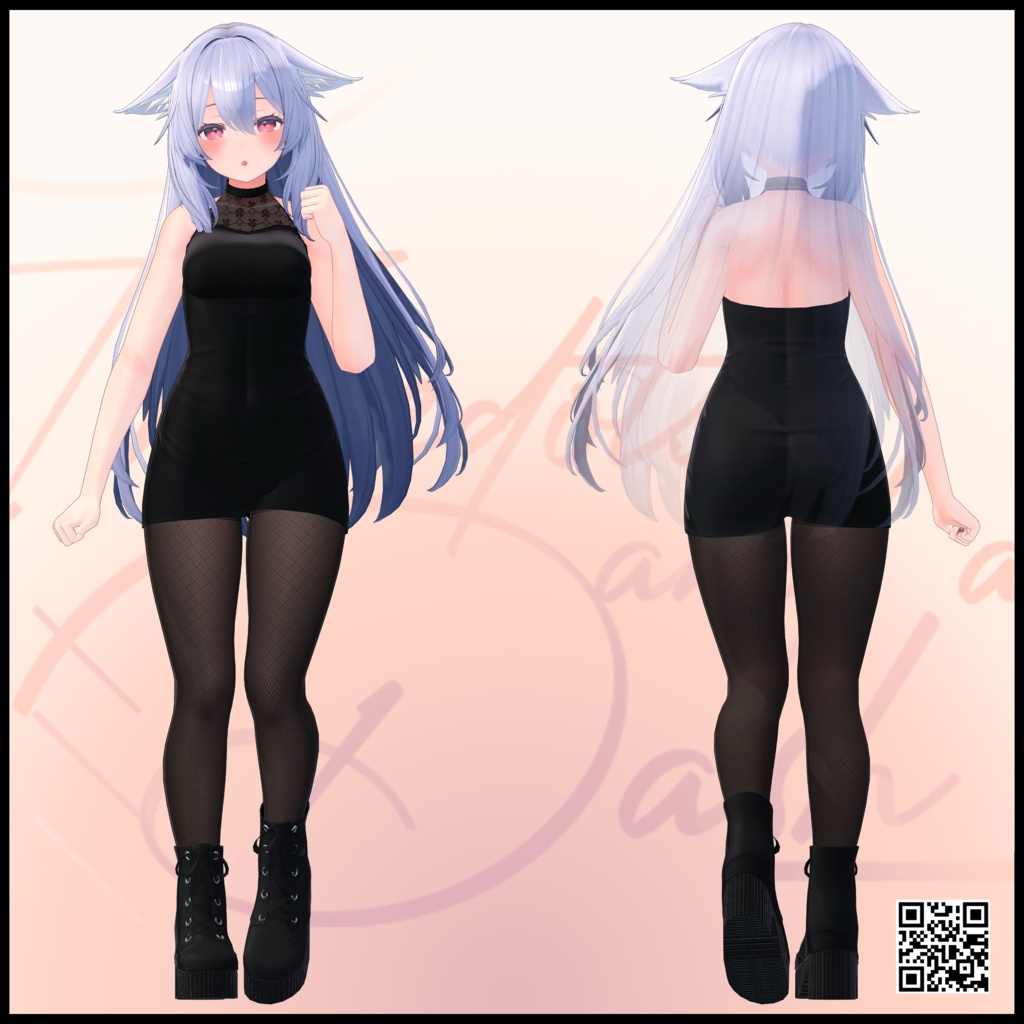 Kikyo_Parka_Dress・ 桔梗用パーカードレス