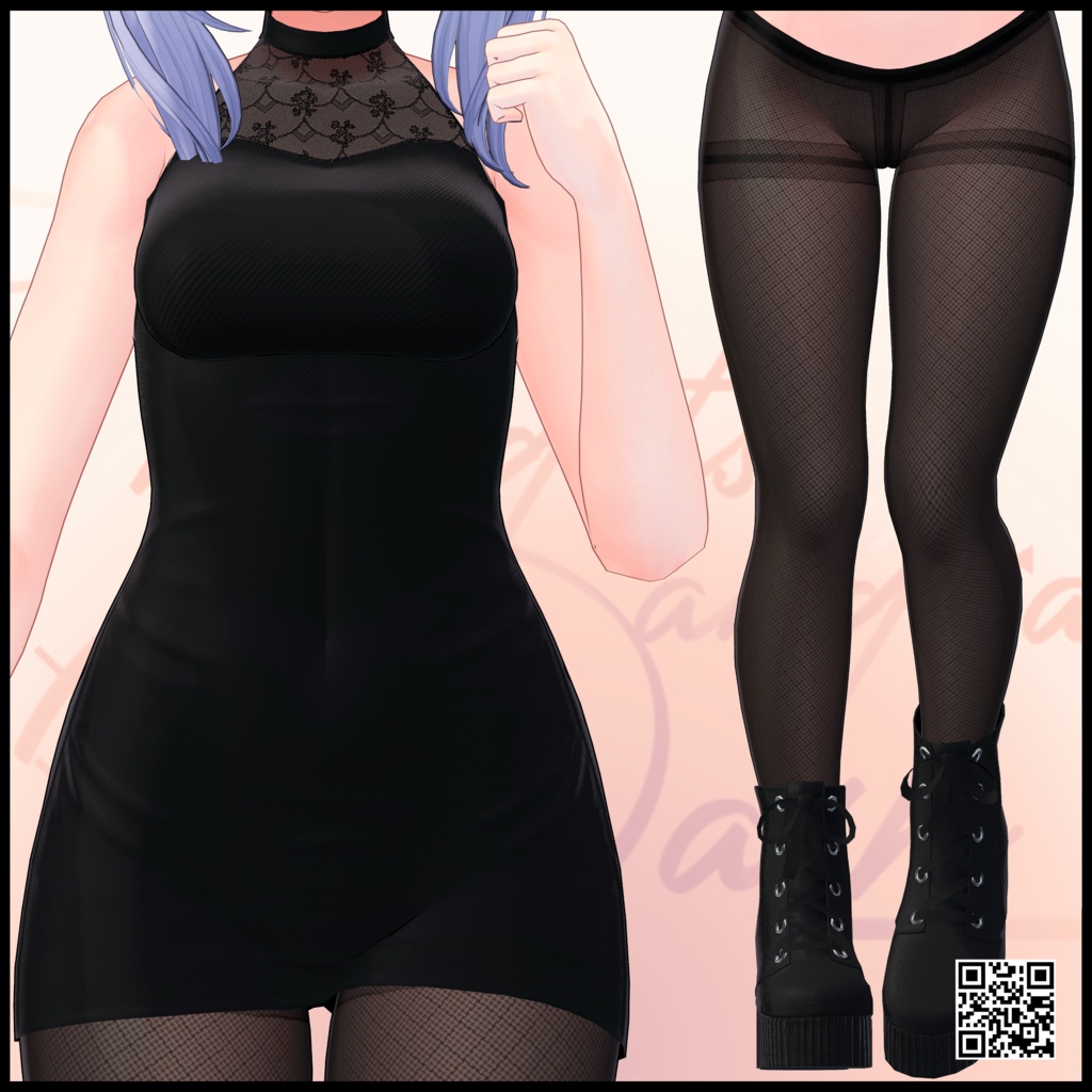 Kikyo_Parka_Dress・ 桔梗用パーカードレス