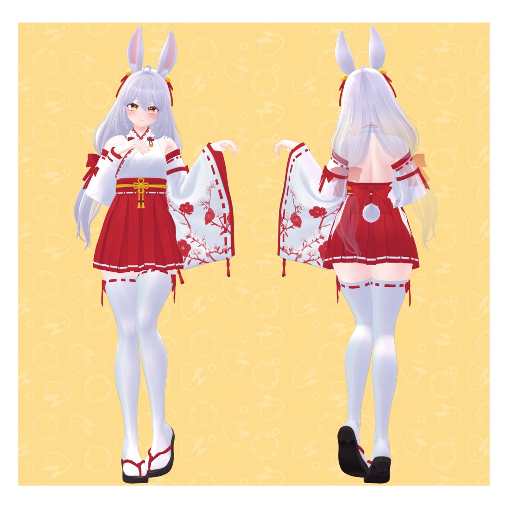 オリジナル3Dモデル 「卯月」 Ver.1.02