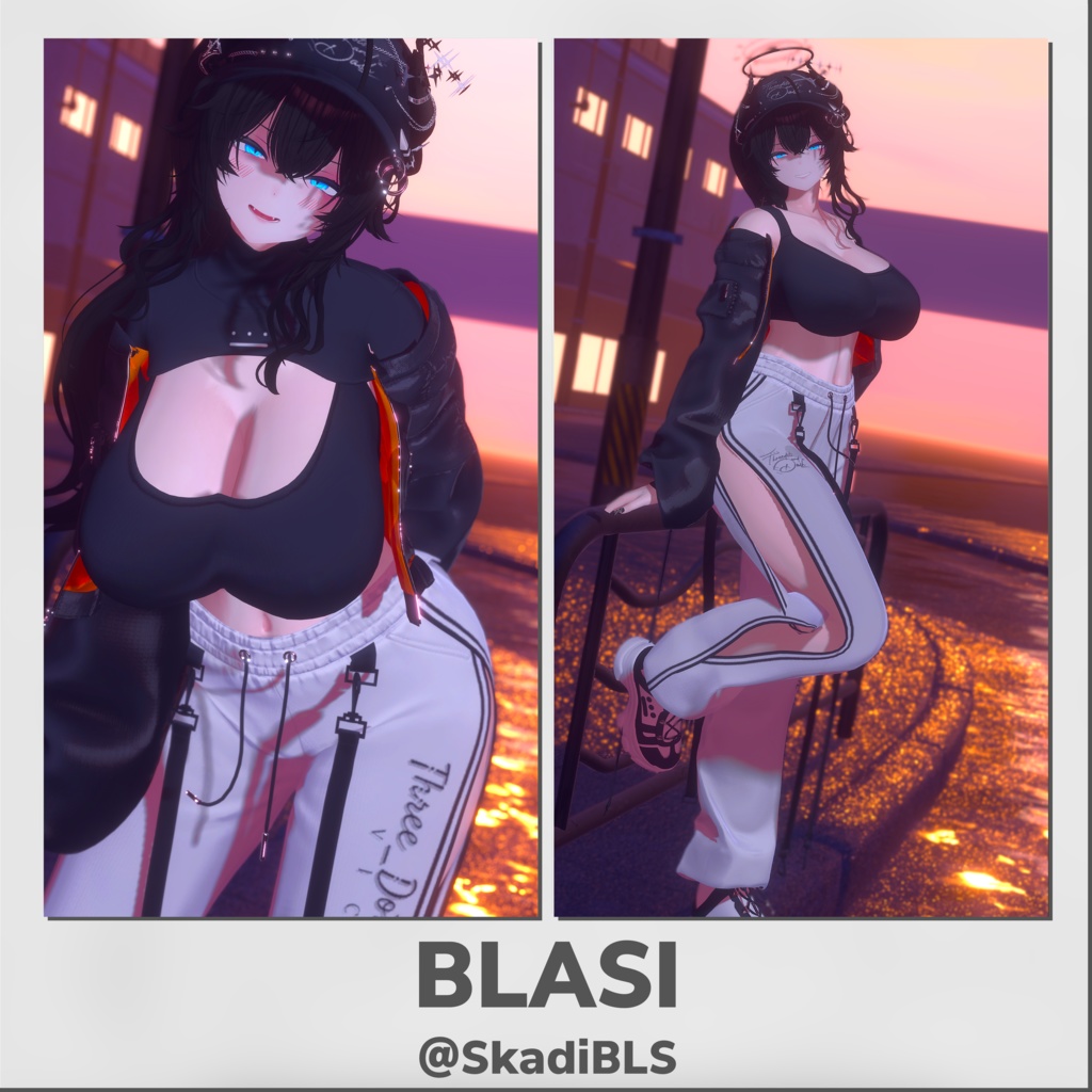 『10アバター対応』【3D衣装モデル】Street_Style