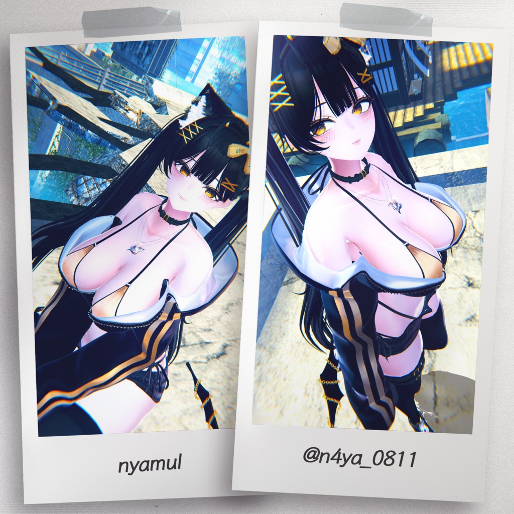 『6アバター対応』【3D衣装モデル】Casual_Beach_Rebel