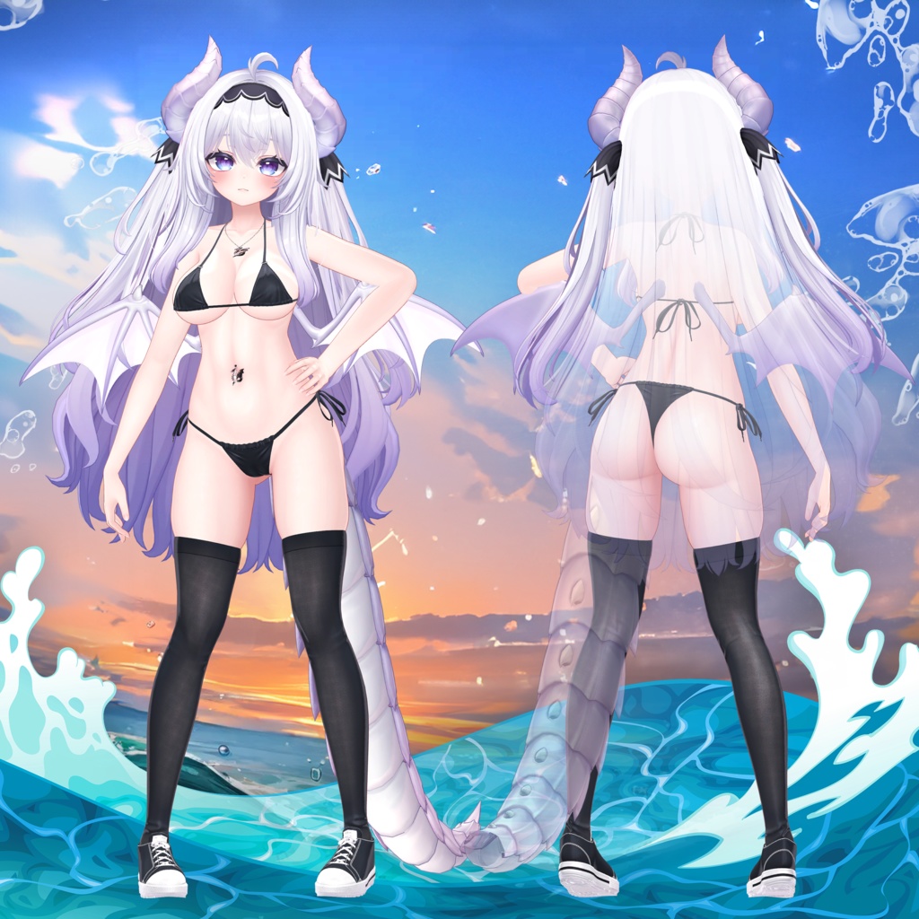 『6アバター対応』【3D衣装モデル】Casual_Beach_Rebel