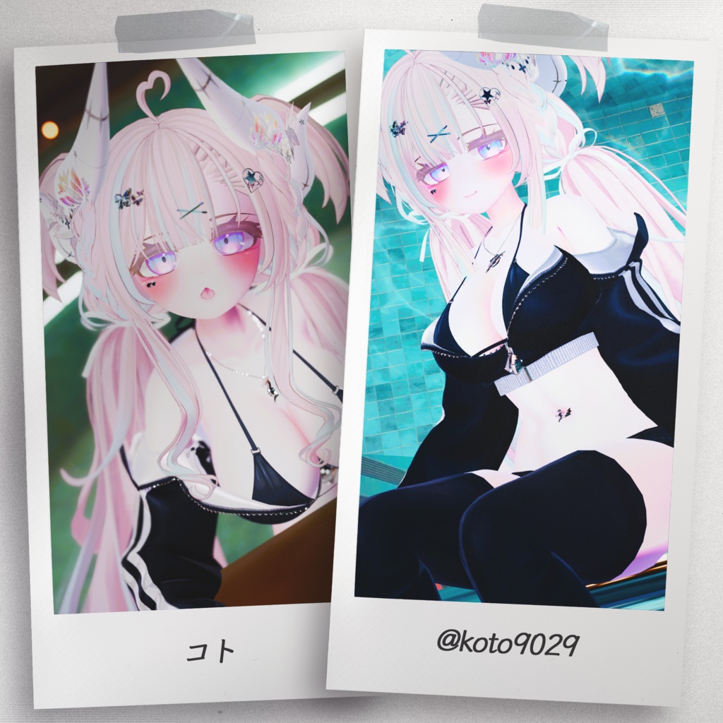 『6アバター対応』【3D衣装モデル】Casual_Beach_Rebel